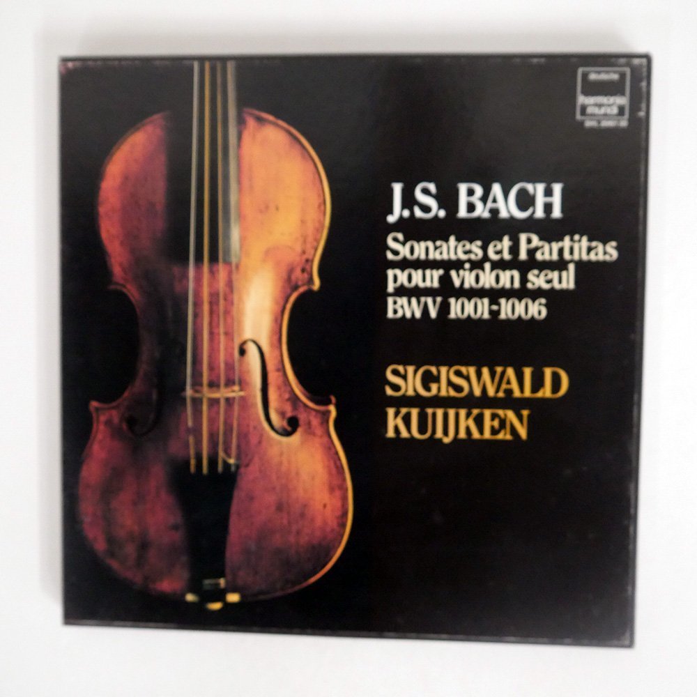 大人の上質 Bach クイケン 無伴奏ヴァイオリンのためのソナタと