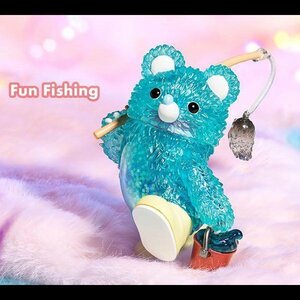 フィギュア　送料220円　Fun Fishing　INSTINCTOY Muckey Dreamy Life シリーズ　ポップマート　POPMART　マスコット　人形　魚釣り