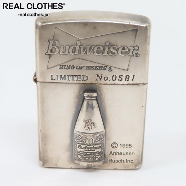zippo ジッポー バドワイザー メタル貼り Budweiser 1993年製-