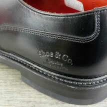 新品 定価46,200円 リーガル REGAL Shoe & Co シューズ 27cm 黒 Uチップ グッドイヤーウエルト リッジウェイソール メンズ 803S 【B1950】_画像6