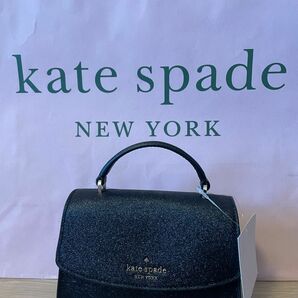 【kate spade newyork】ダーシーグリッター ハンドルサッチェル