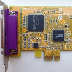 パラレルポート PCI Card PAR5408A ロープロファイル PCI-Express プリンターポートの画像1