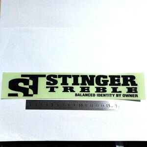カルディバ　スティンガートレブル　26cm×4.8cm　STINGER TREBLE　ステッカー　送料無料　オーナー　スティンガートリプル　ST-46