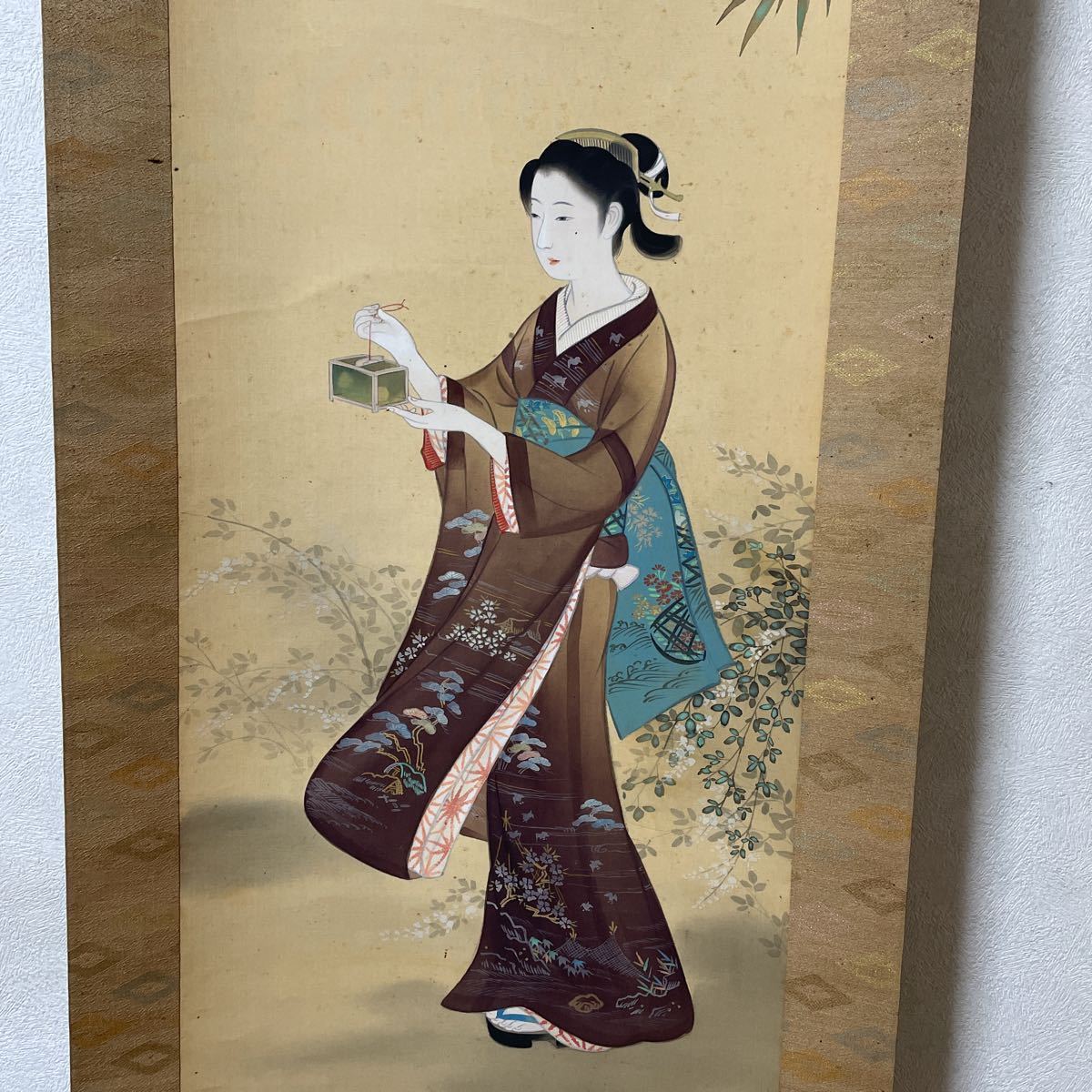 立即决定！临摹横尾洋月/萤火虫夏秋美人画(搜索=川海), 伊藤慎水, 镝木清方, 植村正圆, 平崎英智, 菊地喜月, 岛清园, 中村大三郎, 池田翔圆, 伊藤功夫), 绘画, 日本画, 人, 菩萨