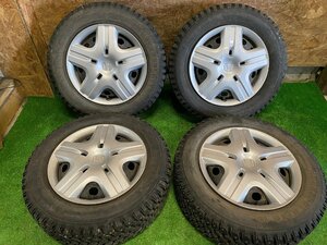 HONDA 純正 スチール 14インチ 5J PCD100 4H 185/65R14 NOKIA HAKKAPELIITTA 10 スパイク スタッドレス タイヤホイール 4本セット