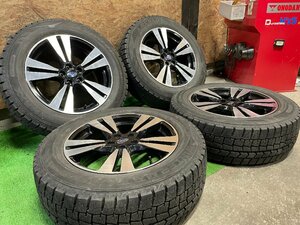 SUBARU 純正 オプション 17インチ 7J +48 225/60R17 DUNLOP WINTERMAXX WM02 バリ山 スタッドレス タイヤホイール 4本セット