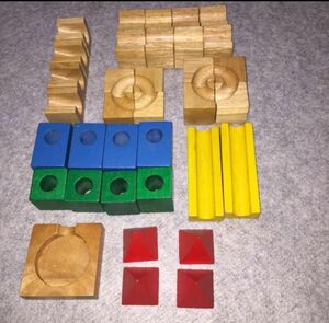 木製 積み木 ブロック 知育玩具