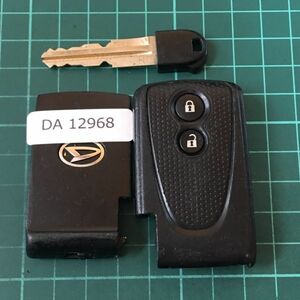 DA 12968 ダイハツ スバル トヨタ 黒 純正 キーレス リモコン ムーヴ LA100S タント L375S ココア コンテ エグゼ等2ボタン