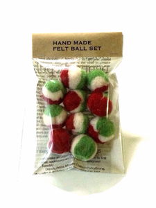  wool felt marble ball 10 piece set parts felt ball