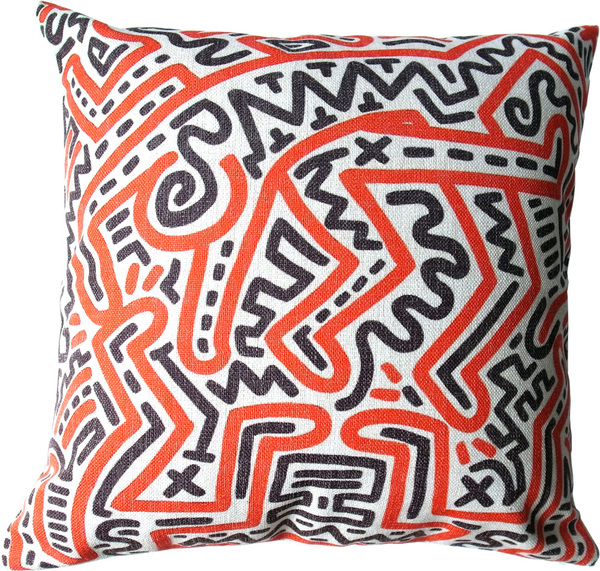 キースヘリング Keith Haring クッションカバー タイプB 近代美術 グラフィック アート インテリア 雑貨