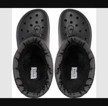 ★未使用 29cm★crocs[クロックス] クラシック ラインド ネオ パフ ブーツ★黒 ブラック★長靴★_画像4