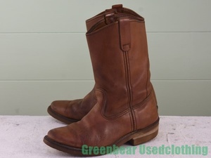 U084*USA производства [ Red Wing RED WING] Vintage pekos ботинки хороший тест чай Brown женский 7D 25.