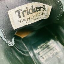 ★希少★ Tricker's×VANQUISH 約27.5cm エナメル ウィングチップ ブーツ ブラック トリッカーズ ヴァンキッシュ メンズ_画像8