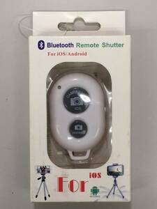 A143◇中古 Bluetooth リモートシャッター for iOS / Android Pairing, Open App shooting ※傷・汚れあり 動作確認済み