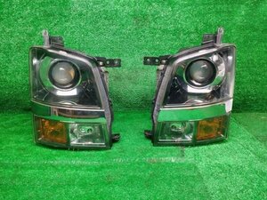 マツダ AZワゴン MJ21S 純正 左右 ヘッドライト ヘッドランプ ライト HID コイト 100-59652 セット品 現状販売 中古