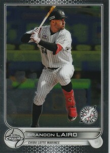 TOPPS 2022 NPB CHROME B.レアード 6 レギュラーカード