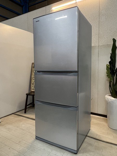 TOSHIBA 冷蔵庫 3ドア GR-K33S シルバー 冷蔵庫 生活家電 家電・スマホ・カメラ 新品/正規品