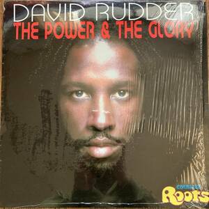 バルバドス盤　LP DAVID RUDDER / THE POWER & THE GLORY CR-010 オリジナルスリーヴ　シュリンク　ソカ　カリプソ