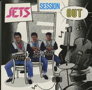 UKオリジナルLP！Jets / Session Out 86年【Nervous NERD 021】ジェッツ ネオ・ロカビリー ドゥー・ワップ SLIPPIN' IN Eddie Bond