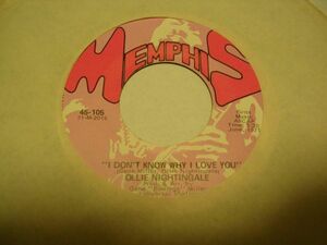 ●SOUL45●OLLIE NIGHTINGALE/ I DON'T KNOW WHY I LOVE YOU