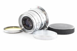 【レア美品】ニコン Nikon Nikkor Q.C 5cm 50mm f/3.5 単焦点レンズ L39マウント 試写・動作確認済み！1127351