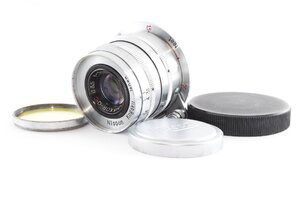 【レア美品】ニコン Nikon Nikkor Q.C 5cm 50mm f/3.5 単焦点レンズ L39マウント 試写・動作確認済み!1127351