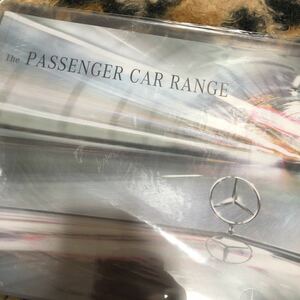 メルセデスベンツpassenger car rangeカタログ年代物　ベンツ