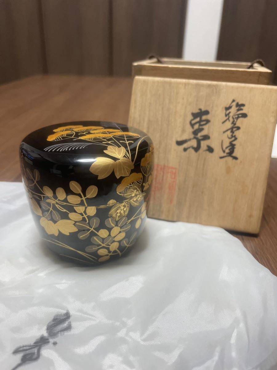 ヤフオク! -「輪島塗 蒔絵」(棗) (漆芸)の落札相場・落札価格