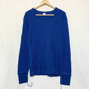 Healthknit(USA)ビンテージコットンリブクルーネックLSカットソー