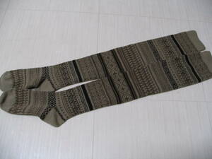  not yet have on * thick long height socks 1 pair *20~22cm