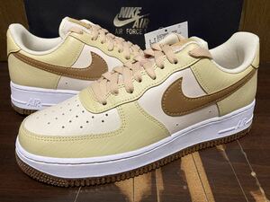 22年製 NIKE AIR FORCE 1 LV8 ナイキ エアフォース AF1 SWOOSH【DQ7660-200】ベージュ 手作り酒 コルクソール US9.5