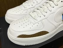 22年製 NIKE WMNS AIR FORCE 1 LX ナイキ エアフォース AF1【FB1906-100】ホワイト 黒ヘビ 茶ヘビ カーニバル ファンタスティック US10.5_画像4