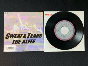 ♭♭♭EPレコード THE ALFEE SWEAT&TEARS / 風よ教えて