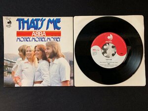 ♭♭♭EPレコード ABBA THAT'S ME / MONEY,MONEY,MONEY