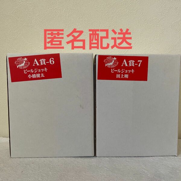 全日本プロレス 50周年記念くじ A賞 ビールジョッキ 小橋健太 田上明