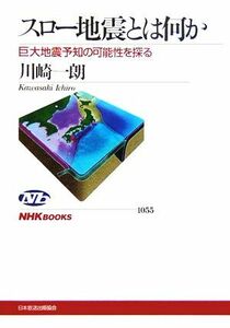 スロー地震とは何か 巨大地震予知の可能性を探る ＮＨＫブックス１０５５／川崎一朗(著者)