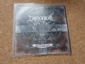 DEMONICAL / Hellsworn Sample CD ENTOMBED CREMATORY NIHILIST GOREMENT TRAUMATIC N2K2 CARBONIZED MACRODEX DEATH METAL デスメタル