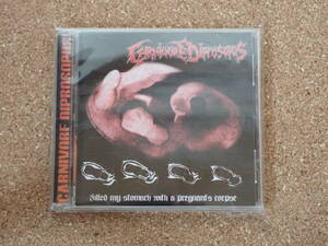 CARNIVORE DIPROSOPUS / Filled My Stomach with a Pregnant's Corpse CD PATHOLOGY DEVOURMENT BRODEQUIN DEATH METAL デスメタル