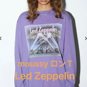 Moussy ロンT Led Zeppelin パープル