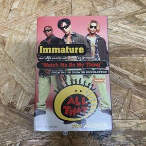 コ HIPHOP,R&B IMMATURE - WATCH ME DO MY THING INST,シングル TAPE 中古品