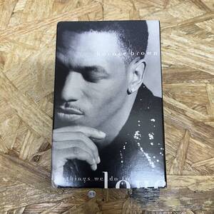 コ HIPHOP,R&B HORACE BROWN - THINGS WE DO FOR LOVE INST,シングル TAPE 中古品