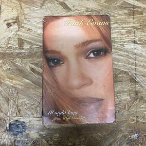 コ HIPHOP,R&B FAITH EVANS - ALL NIGHT LONG INST,シングル TAPE 中古品