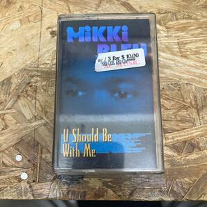 シ HIPHOP,R&B MIKKI BLEU - U SHOULD BE WITH ME シングル,RARE,INDIE TAPE 中古品の画像1