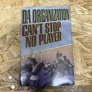 サ HIPHOP,R&B DA ORGANIZATION - CAN'T STOP NO PLAYER シングル TAPE 中古品