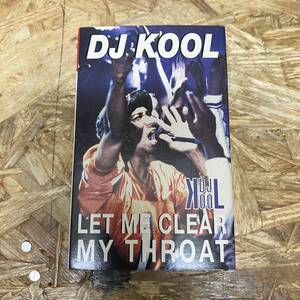 サ HIPHOP,R&B DJ KOOL - LET ME CLEAR MY THROAT シングル TAPE 中古品