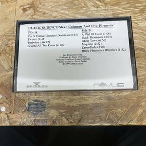 シ HIPHOP,R&B BLACK SCIENCE - STEVE COLEMAN AND FIVE ELEMENTS アルバム TAPE 中古品