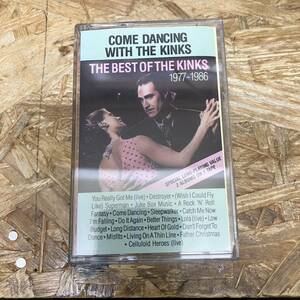 シ ROCK,POPS COME DANCING WITH THE KINKS THE BEST OF THE KINKS 1977-1986 アルバム TAPE 中古品
