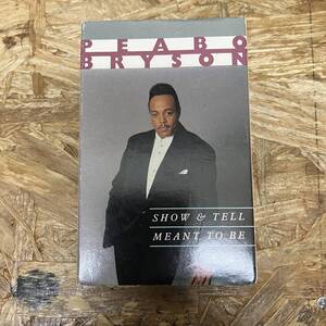 ソ HIPHOP,R&B PEABO BRYSON - SHOW & TELL MEANT TO BE シングル TAPE 中古品