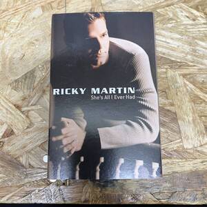 ソ ROCK,POPS RICKY MARTIN - SHE'S ALL I EVER HAD シングル TAPE 中古品