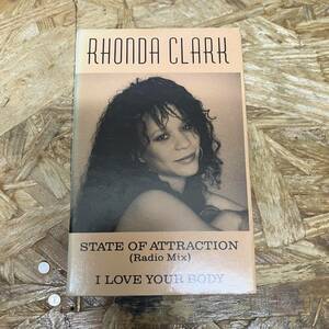 タ HIPHOP,R&B RHONDA CLARK - STATE OF ATTRACTION シングル TAPE 中古品